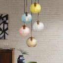 Loft Industry Modern - Glass Dots Chandelier